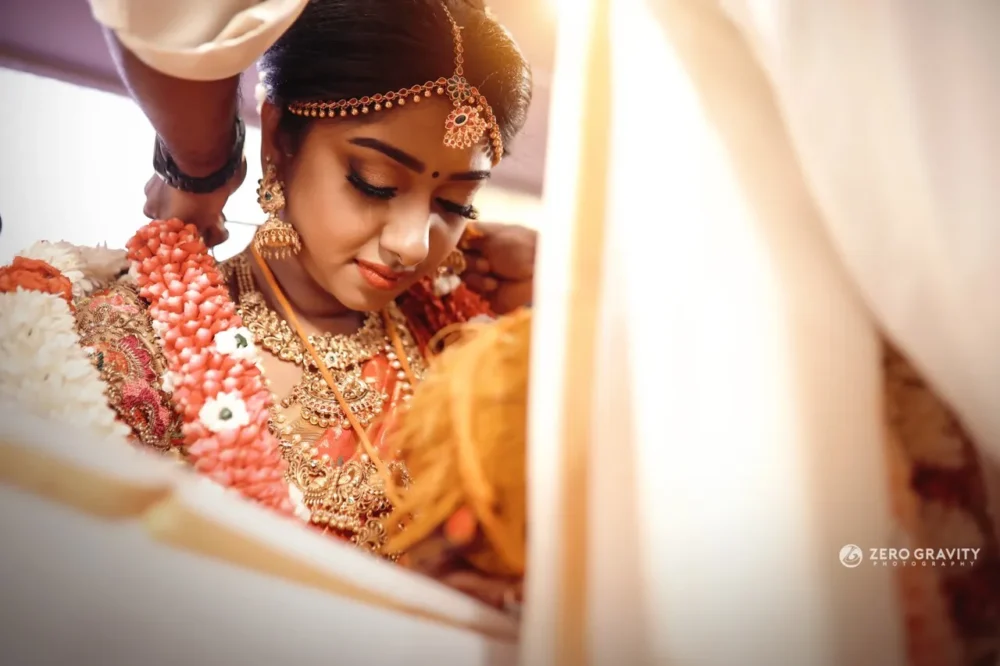 Divya Srinivasan and Balaji Kamalakannan rituals